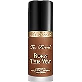 Too Faced Born This Way Natural Finish Longwear Liquid Foundation | Medium-To-Full Coverage | Hydrating + Oil Free