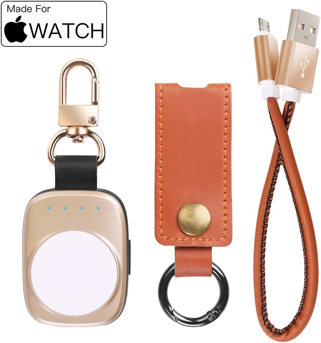AICase Portable Wireless i watch charger,keychain charger Compatible