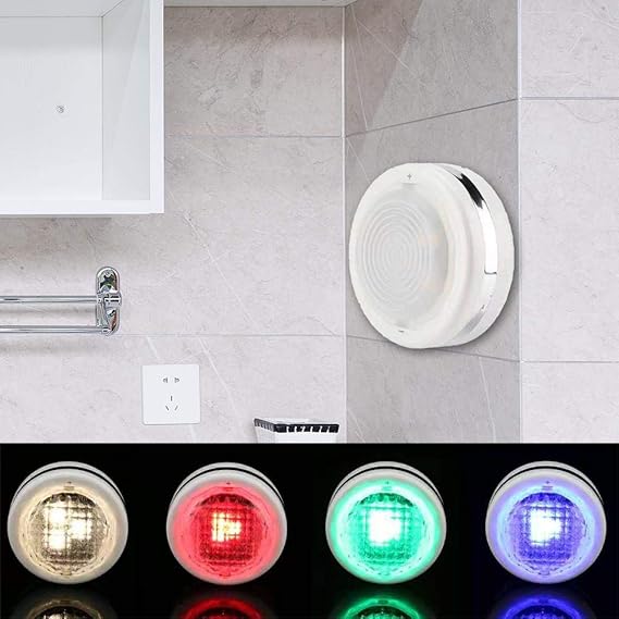 Paquete de 3 luces de control remoto debajo del gabinete, sensor de