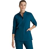 BARCO One Venture Scrub Jacket for Women - Zip Front Closure, 4 Pockets, 4-Way Stretch Women's Medical Warm-Up Jacket