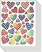 Jazzstick 400 Colorful Valentine Heart Decorative Sticker 10 Sheets (VST01A09)