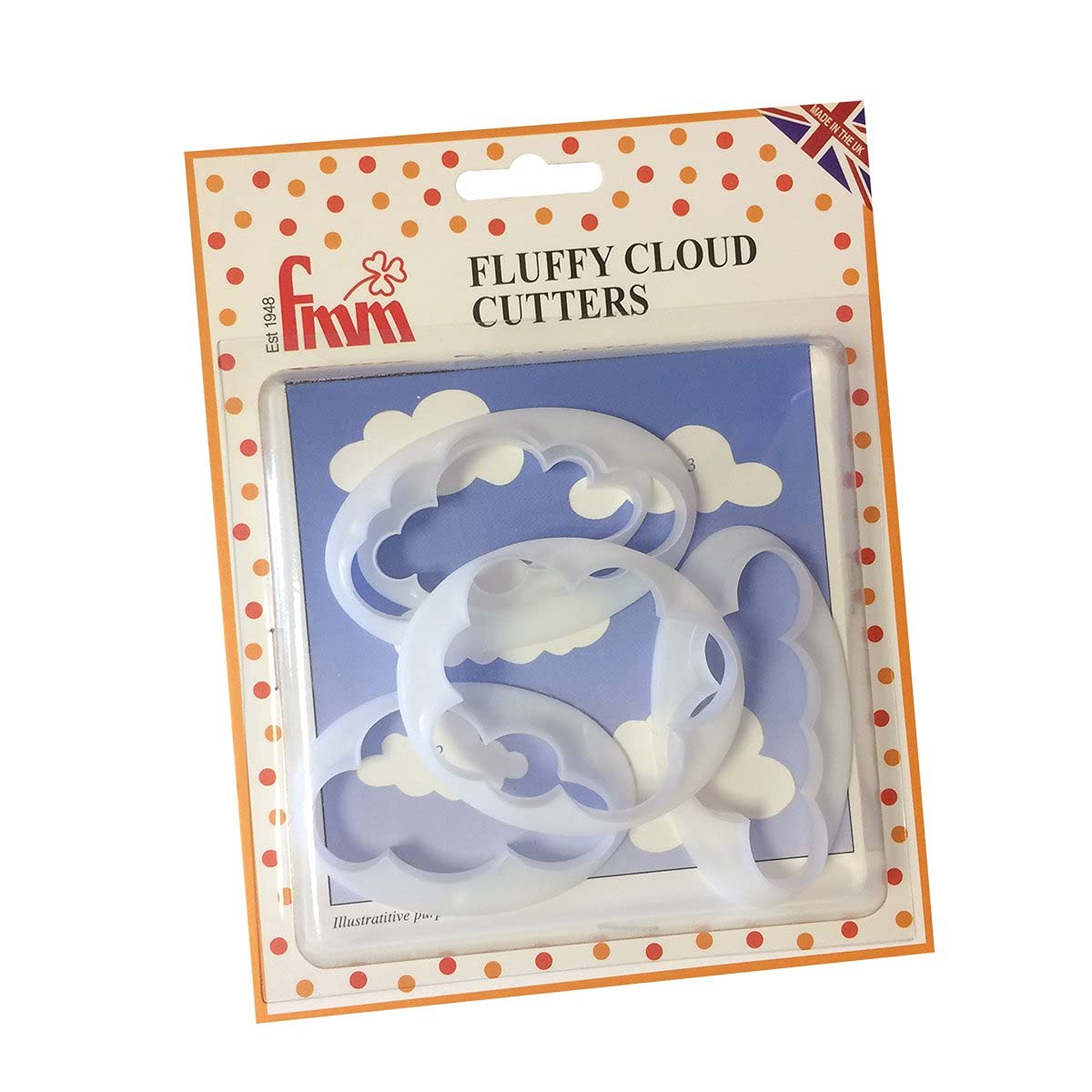 FMM Cutter Clouds Fluffy Sheep Cake Cutter Tool Fondant Versatile