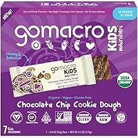 GoMacro Kids MacroBar Chocolate Chip Cookie Dough 7 Count