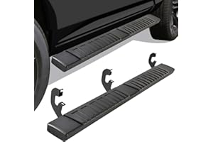 TNMT 6.5" Running Boards for 2007-2018 Chevy Silverado GMC Sierra 1500, 2007-2019 2500HD 3500HD, 2019 Silverado 1500 LD Super Cab (2 Full Size Doors and 2 Narrower Rear Doors)