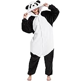 Très Chic Mailanda Sherpa Unisex Adult Animal Onesies Cosplay Pajamas Sleepwear Halloween Costume