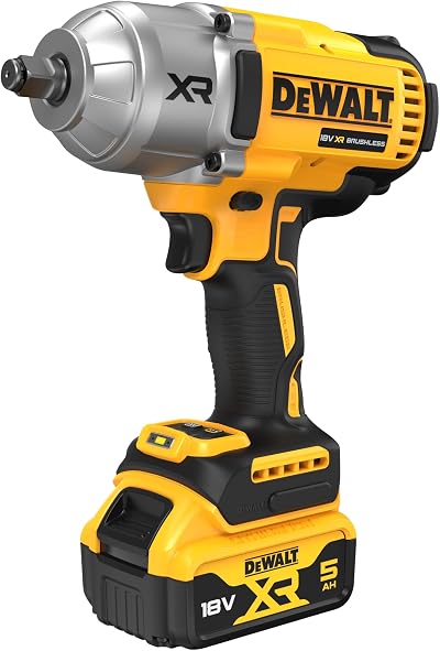 DEWALT DCF900P2T-GB 18V XR Brushless Impact Wrench 1/2" Hog Ring 1396Nm 2x5Ah