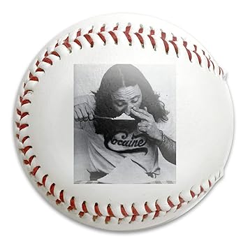 S21WSP - Pelota de béisbol con diseño de cocaína, Fiesta: Amazon ...