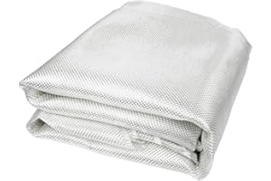 FGCI Fiberglass Cloth - 6oz - 50" Wide 4 Linear Yards - Surfboard Cloth Great Wetout for Pool, Boat or Automotive Repair - Great for use with Polyester or Epoxy Resin