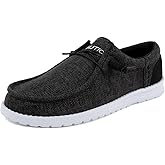 Nautica Men's Comfort Loafers, Slip-On Boat Shoe, Lightweight Casual Stretch Sneaker-Rushford