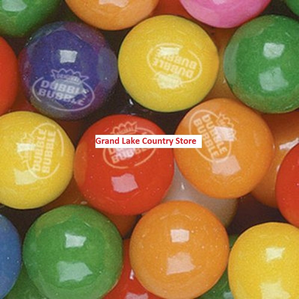 Dubble Bubble Tropical Fruit 24mm (1") Gumballs - 850 count