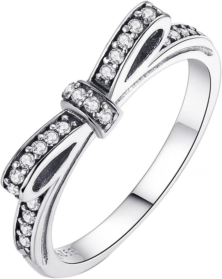 Bow Ring 925 Sterling Silver (L 1/2)