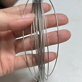 15 Feet Pure Titanium Wire (1.0 mm,18 Gauge) Grade-1 for Jewelry Making DIY and Laboratory
