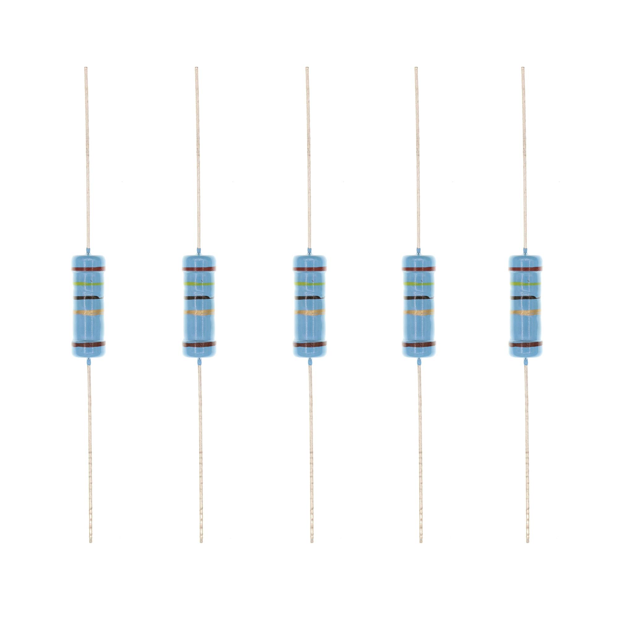 HUABAN 20PCS 3W 3 Watts 24R 24 Ohm 1% Metal Film Resistor