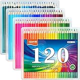 FIVE STAR 120-Colored Pencils Set For Sketch Coloring Pages And Books 120-color Art Drawing Colored Pencils Set for Artist Sketching Drawing Writing Coloring / Adult Coloring Books/ Secret Garden