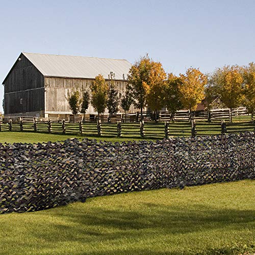 LOOGU Military Camouflage Net Reinforced Large Size – Ideal for Camouflage, Hunting, Garden Decoration, Shading, Photo, Terrace Awnings