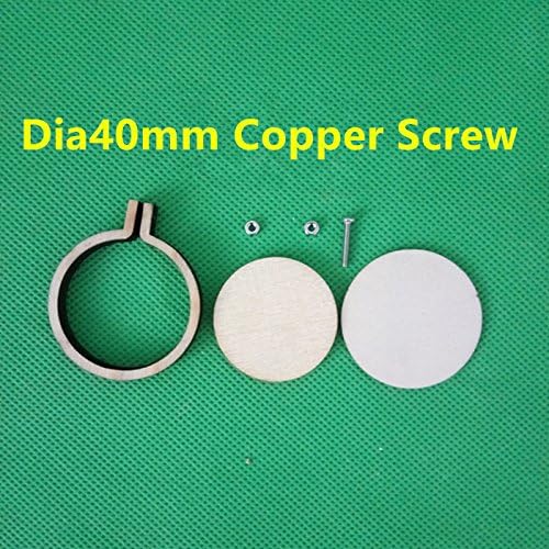 40mm DIY Mini Embroidery Hoop Frame - Miniature Round Embroidery Hoops - DIY Tiny Hoop Kit - Mini Hoop Frame -Diy Necklace Tiny(40mm)