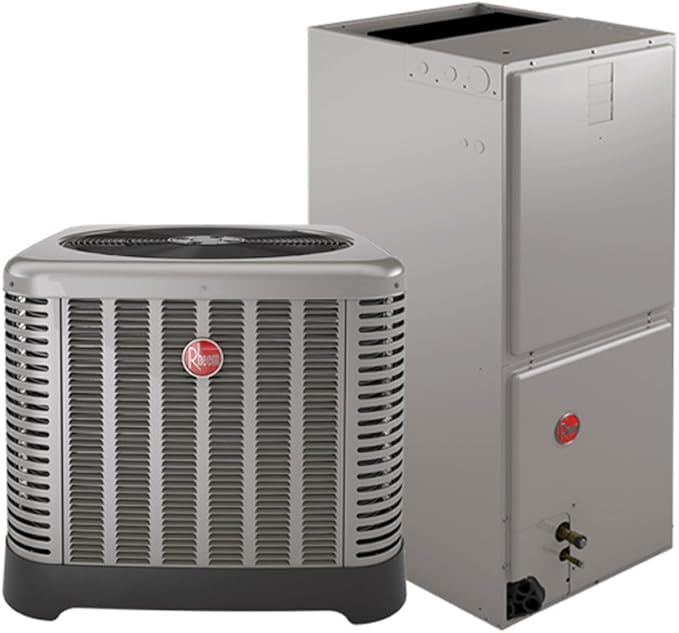 Rheem hvac air furnace indianapolis heating cooling brand conditioner conditioning service equipment brands Amazon.com: Rheem 3.5 Ton 15 Seer Ruud Air Conditioning System (AC only