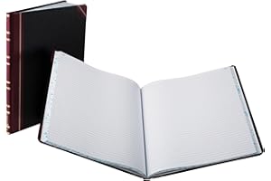 Boorum & Pease 1602 1/2 Series Bound Faint Rule Books, 300 Sheets, Thread Sewn, 11.93-inch x 9.87-inch Sheet Size, White, 1Each (BOR1602123F)