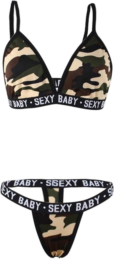 ropa interior camuflaje mujer