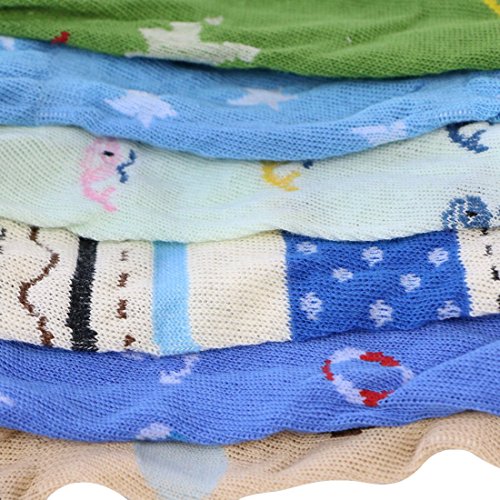 KF Baby 6pc Soft Thin Summer Knee Pads Socks Sleeve Leg Warmers Gift Value Pack - Thumbnail 2