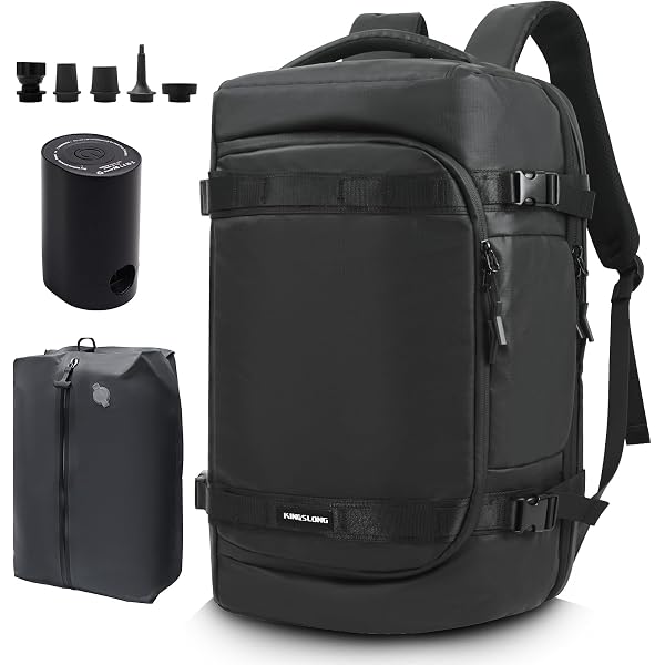 airbag travel backpack Vacuum Compression for Men - Blue degree opening and closing design Airbag Backpacks - The BackCountry