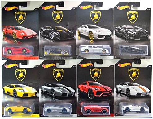 Hot Wheels 2017 Lamborghini Bundle of 8 