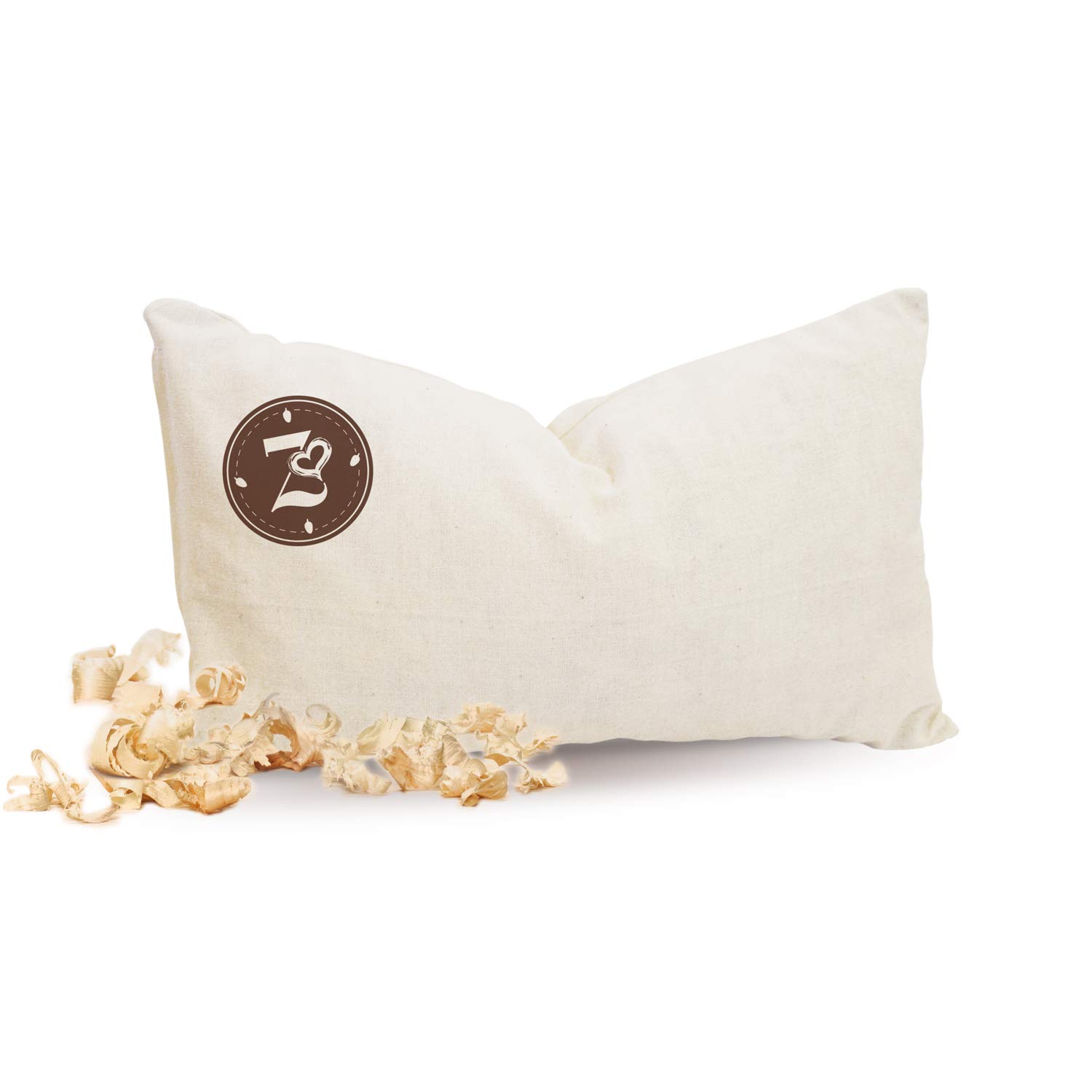 Zirben Familie - As seen in the specialist trade and the hotel industry • Natural pine cushion • Soft decorative cushion 25 x 15 cm • Decorative cushion filled with natural pine flakes, 25 x 15, 1208
