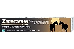 TUZHBIK Merial Zimecterin Gold Paste Horse Wormer That Controls 47 Species and Stages of Parasites