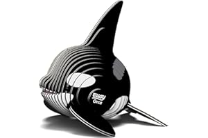Eugy Orca Killer Whale 3D Puzzle, 25 Piece Eco-Friendly Educational Toy Puzzles for Boys, Girls & Kids Ages 6+