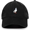 Pigeon Baseball Cap Embroidered Cotton Adjustable Dad Hat