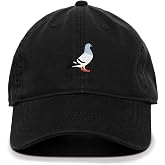 Pigeon Baseball Cap Embroidered Cotton Adjustable Dad Hat