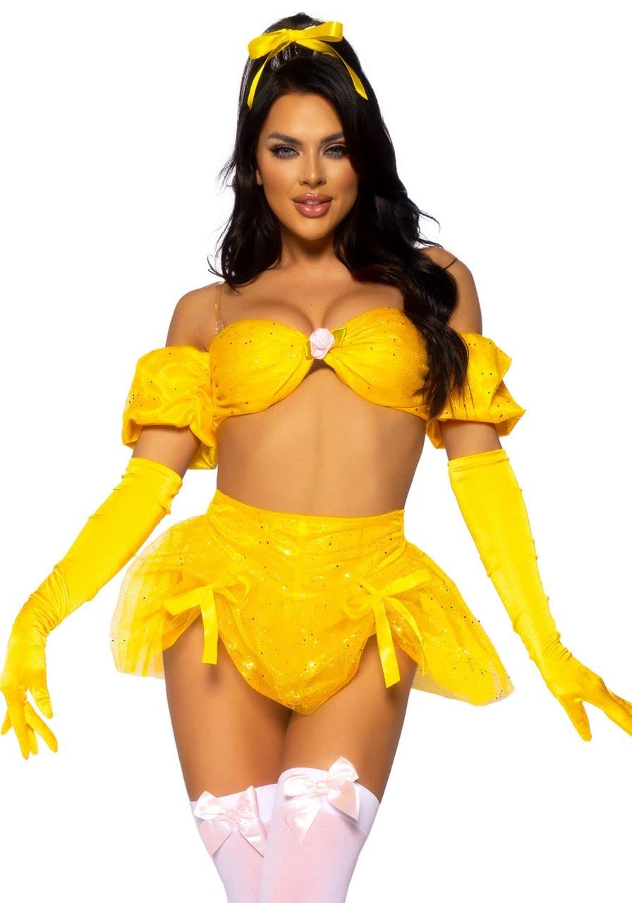 Women's 4 Pc Fairytale Beauty Costume