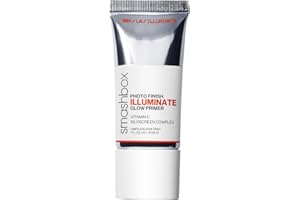Smashbox Photo Finish Illuminate Glow Makeup Primer | Breathable, Strengthening Silky Barrier Primer For Glowy Skin | Silkscreen Complex, Vitamin C + Passion Fruit