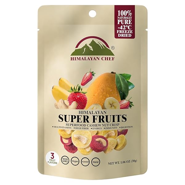 HIMALAYAN CHEF SUPER REDS FREEZE-DRIED FRUIT CASHEW NUT...