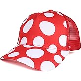 InnoBeta Mushroom Gifts for Women Men, Mushroom Cap Embroidered Adjustable Hat Gifts Accessory for Birthday & Christmas