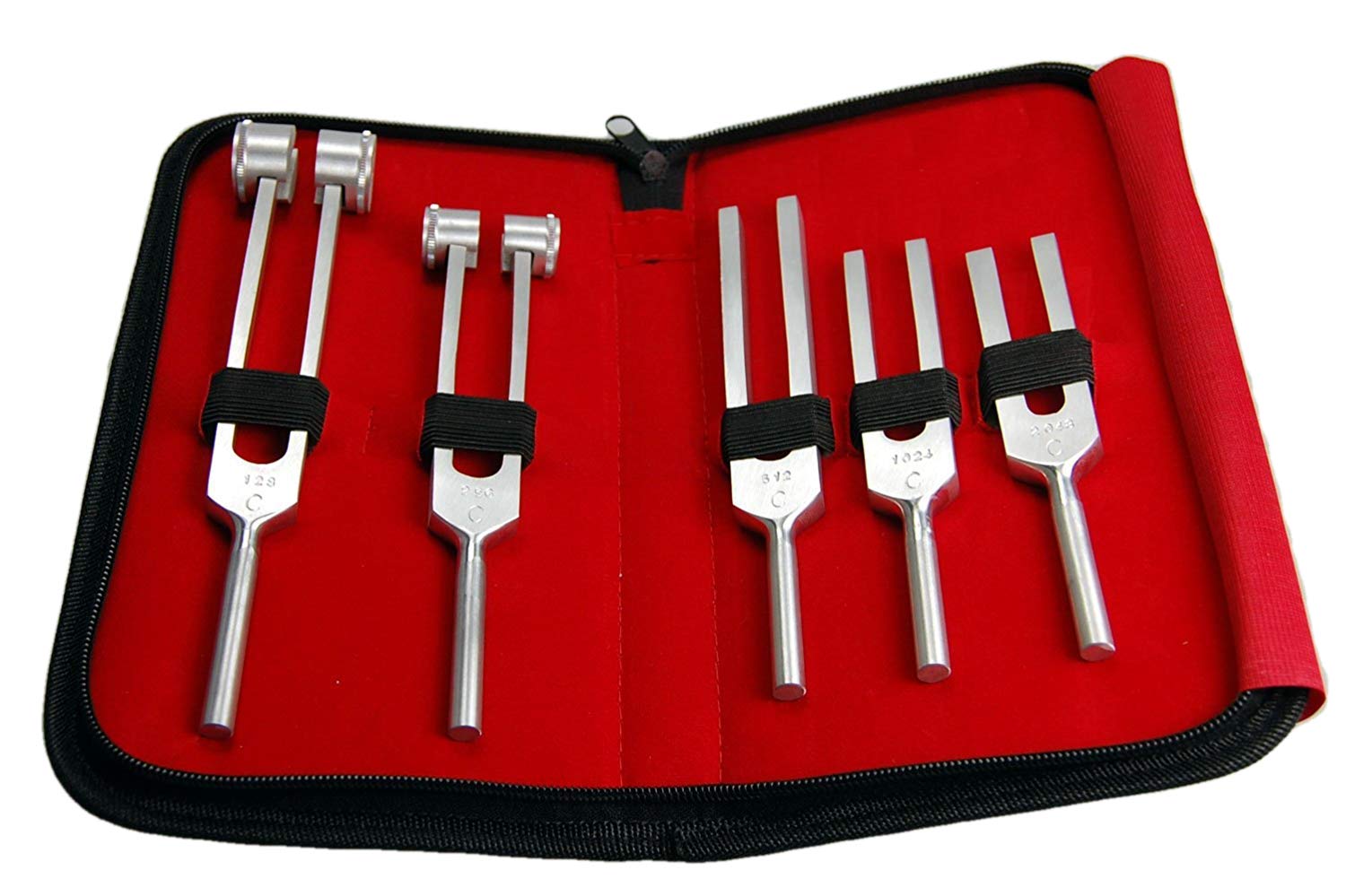 VALUEMED® 5 PCE Medical Tuning Fork Set 128, 256, 512, 1024 & 2048Hz