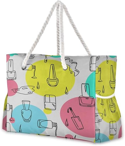 colourful beach bag