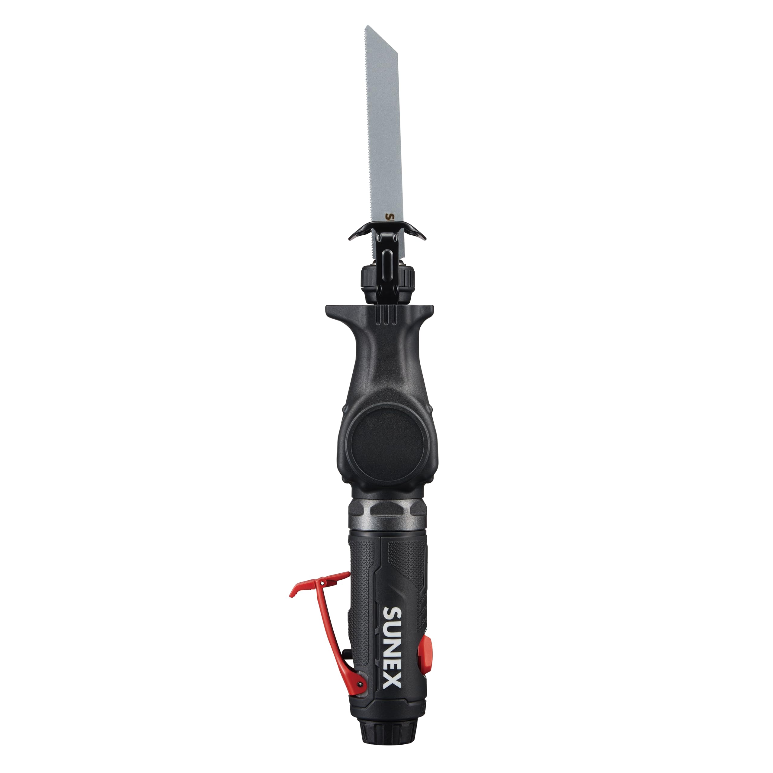 SUNEX Tools SX7200 0.5HP Geared Reciprocating Saw with 3" Cutting Capacity, Quick-Change Blade Connector, Adjustable Speed, Lightweight Composite Body, and Safety Lock-Off Trigger