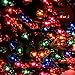 Holiday Essence 300 Multi-Color Christmas Lights, with Green Wire – Professional Grade for Indoor/Outdoor Use – Static + Flashing