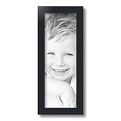 ArtToFrames 6x17 Inch Black Picture Frame, This