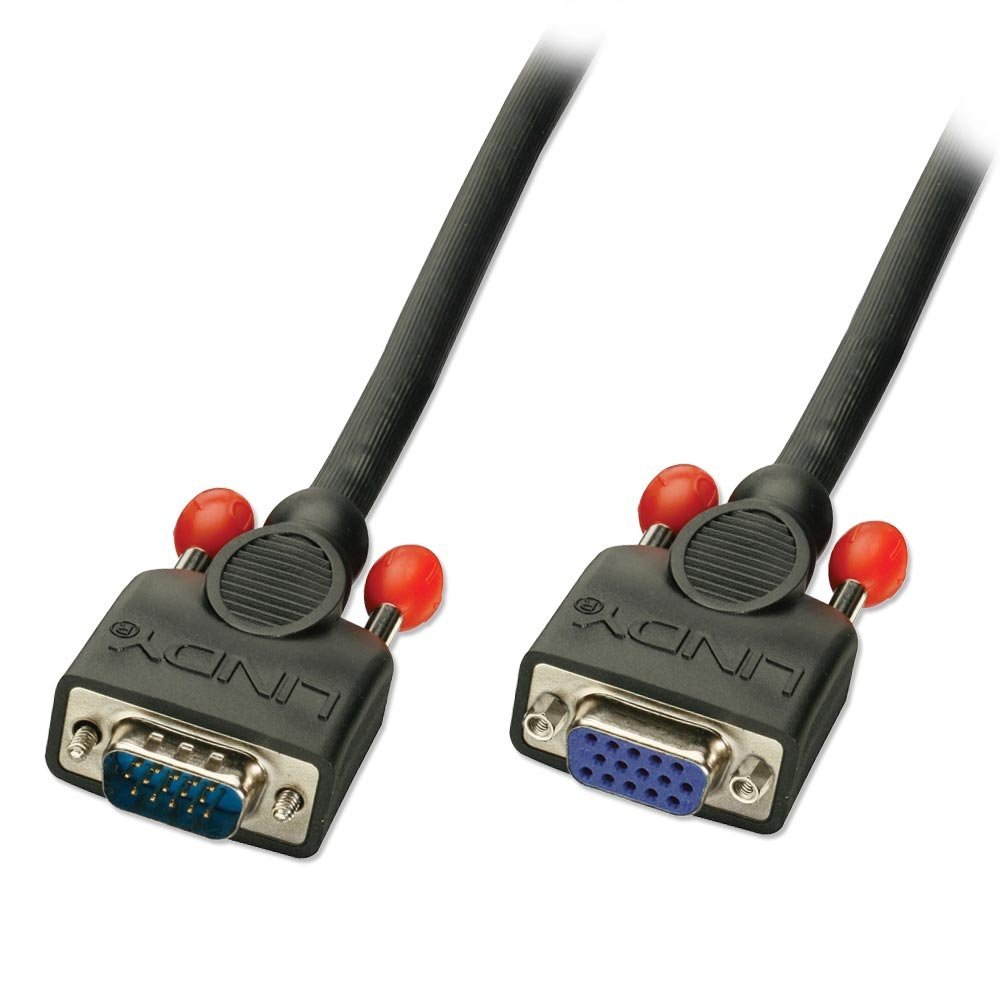 LINDY 1.5m VGA Extension Cable Standard Monitor Cable (15HDM/15HDF)