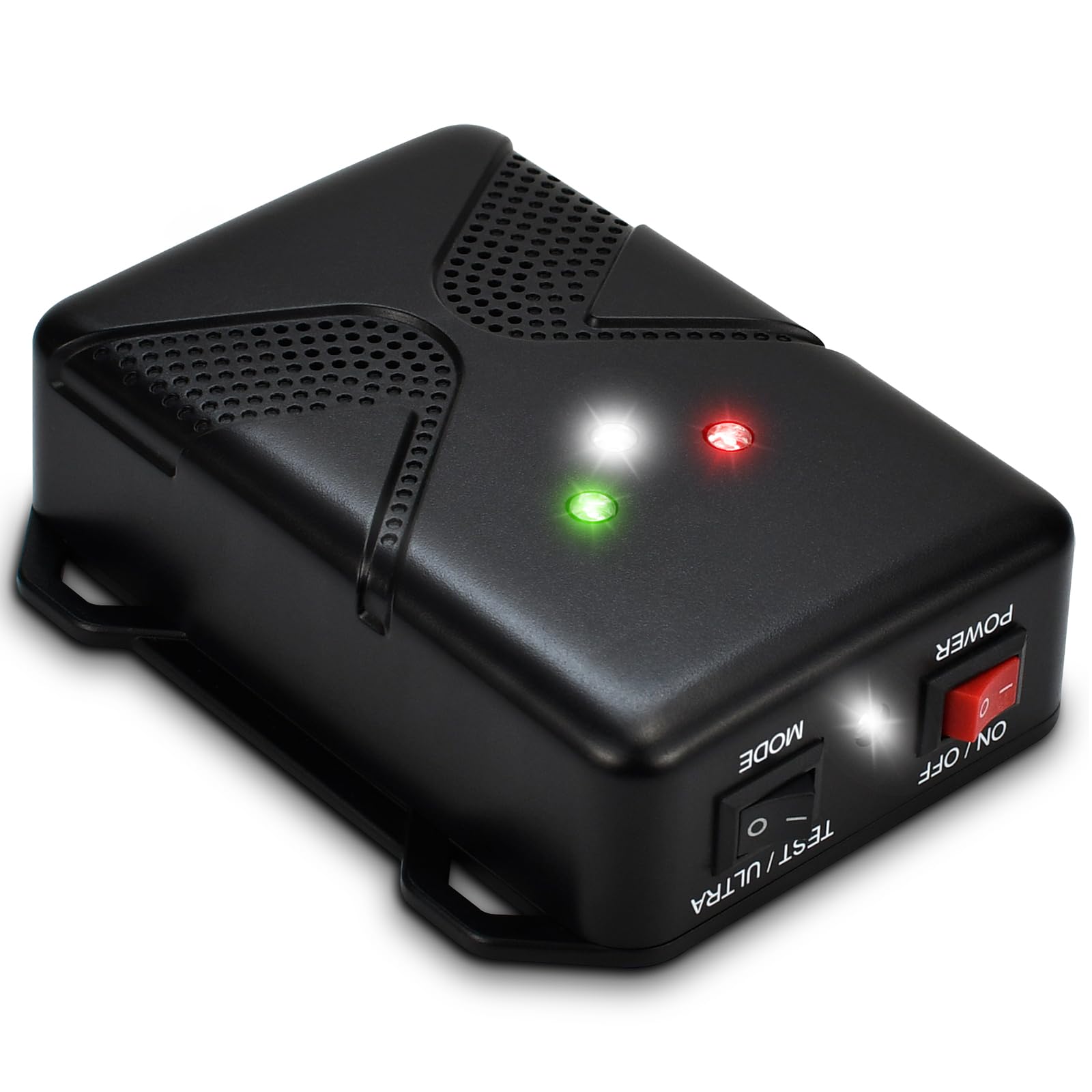 Ultrasonic Rodent Repellent for Car Engine – Battery Powered Under Hood Mouse Repeller with Flashing Strobe Light, Keeps Rats and Mice Away from Vehicle, Automobile, Truck, Garage, Attic, Barn, Shed