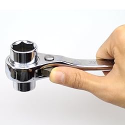 DYWISHKEY 19/22mm Scaffold Podger Ratchet Spanner