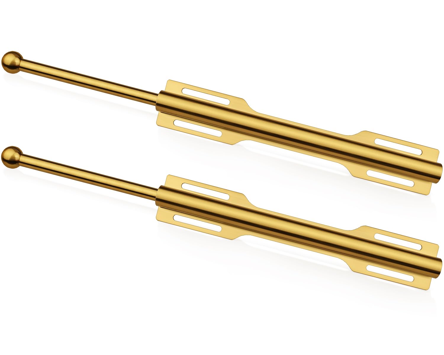 Photo 1 of FIRJOY 12" Valet Rod for Closet Pull Out (2 Pack, Brushed Gold)