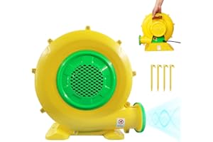 GONFLABLE Air Blower, 480W 0.64HP Bounce House Blower, Portable Inflatable Bubble HOU-se Blo-wer, Perfect for Inflatable Bounce House, Bouncy Castle, Jumper, Water Slid, Corded(480 Watt 0.6HP)