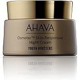 AHAVA Osmoter Skin-Responsive Night Cream - With the patented Smartium technology, re-sets the look of skin during night with intense activity & boosts skin renewal for enhanced luminosity, 1.7 Fl.Oz