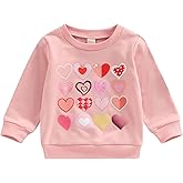 BeQeuewll Infant Toddler Boys Girls Crewneck Sweatshirt Love You More Letter Printed Long Sleeve Pullover Shirt Sweater Tops