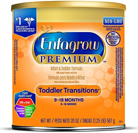 Enfagrow PREMIUM Non-GMO Toddler Transitions Formula - Powder can, 20 oz