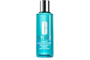Clinique Rinse-Off Oil Free Eye Makeup Remover Solvent | Safe For Sensitive Skin, 4.2 Fl Oz