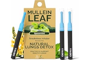 Cigtrus Mullein Leaf Smokeless Inhaler Pack – Nicotine-Free, Smoke-Free Alternative, Craving Support, Pocket-Size Inhalers, C